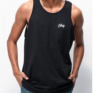 Obey Lifeguard Duty Black Tank Top